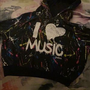 Justice cropped sweatshirt